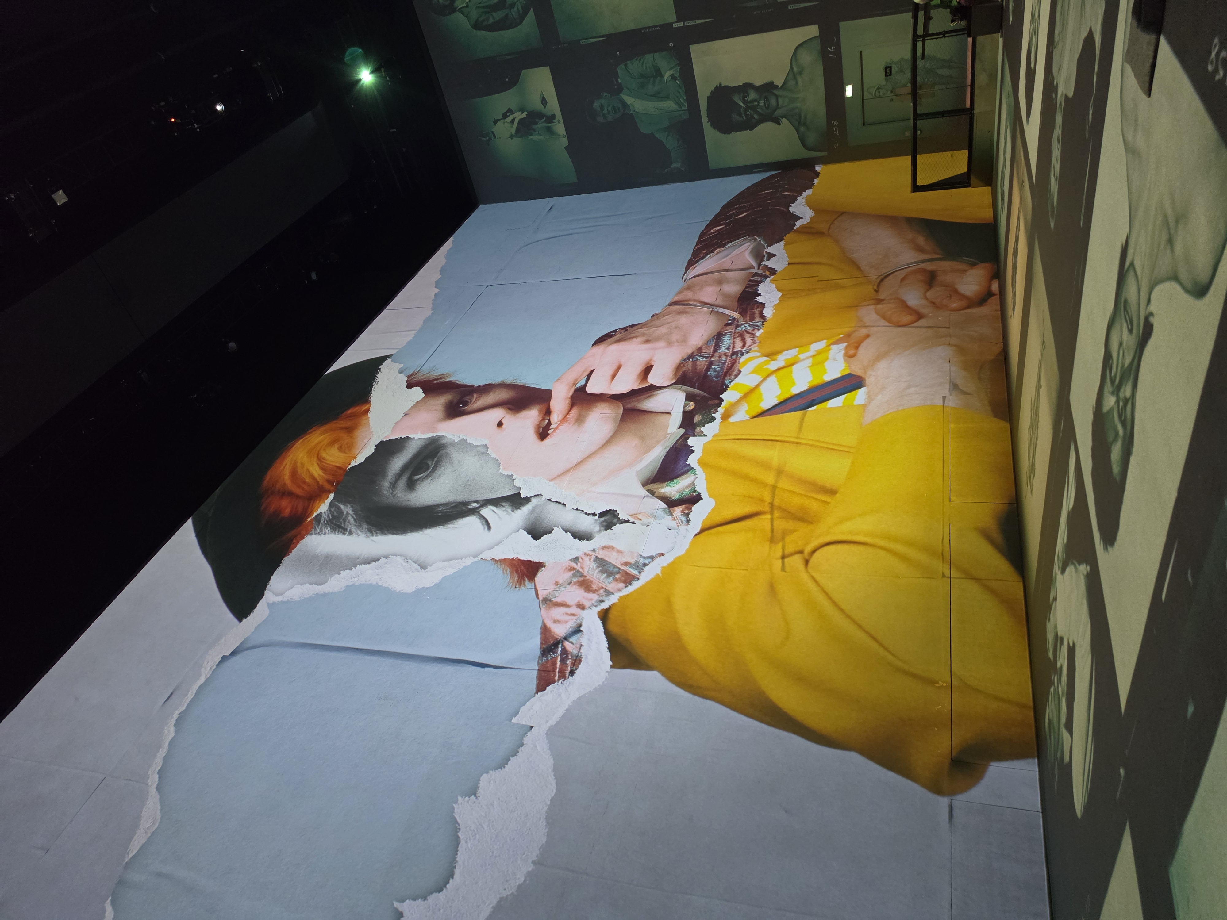 Close detail of yellow figure